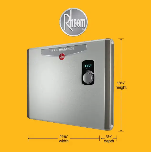 Rheem Performance 27 kW 5.27 GPM 240-Volt Self-Modulating Electric Tankless Water Heater