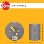 Rheem Performance 38 Gal Short Double Element Electric Water Heater - 4500-Watt