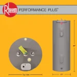 Rheem Performance Plus 50 Gal Medium Double Element Electric Water Heater - 5500-Watt