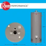 Rheem Performance 29 Gal. Tall 32,000 BTU Natural Gas Water Heater