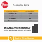 Rheem Performance Plus 50 Gal Medium Double Element Electric Water Heater - 5500-Watt