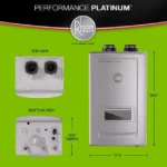 Rheem Performance Platinum 11 GPM Natural Gas Tankless Water Heater - High Efficiency, Indoor Recirculating