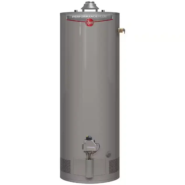 Rheem Performance Plus 50 Gal. Tall 40,000 BTU Natural Gas Water Heater – 9-Year Warranty